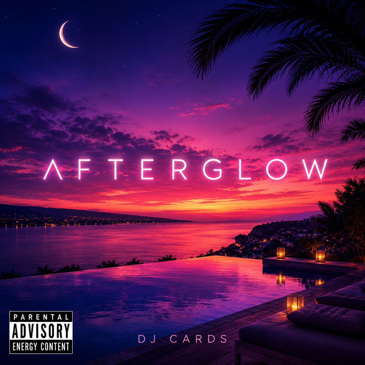 Afterglow by DJ Cards artwork - upcoming EDM single